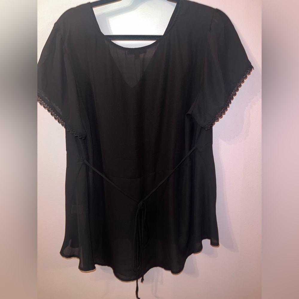 Papermoon Black Women's Blouse - Picture 9 of 11